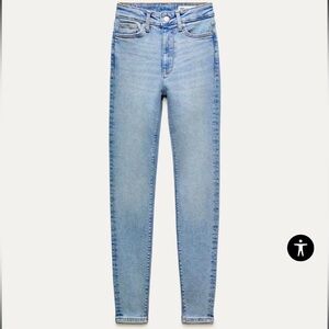 Zara jeans - light blue classic skinny super stretch high waist